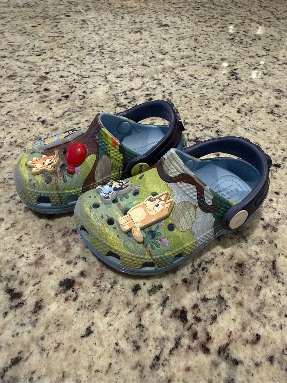 Bluey Crocs Size C6